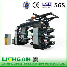 China 6color stapeltype LDPE HDPE BOPP OPP Dubbele Partij die Flexographic Drukmachine drukken leverancier