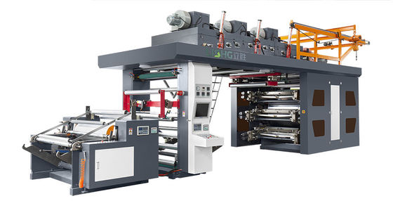 China 6color het type van hoge snelheids Centrale trommel flexographic het document van de de drukmachine van de drukmachine plastic drukmachine leverancier