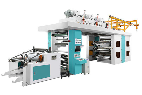 China 6color het type van hoge snelheids Centrale trommel flexographic het document van de de drukmachine van de drukmachine plastic drukmachine leverancier