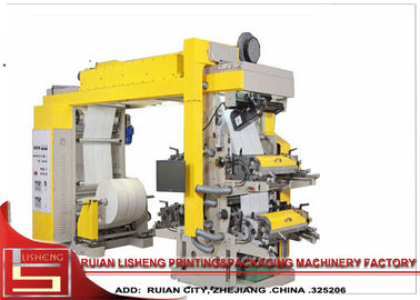 China PLC Standaardflexo Drukmachine met Kleurendruk Vier leverancier